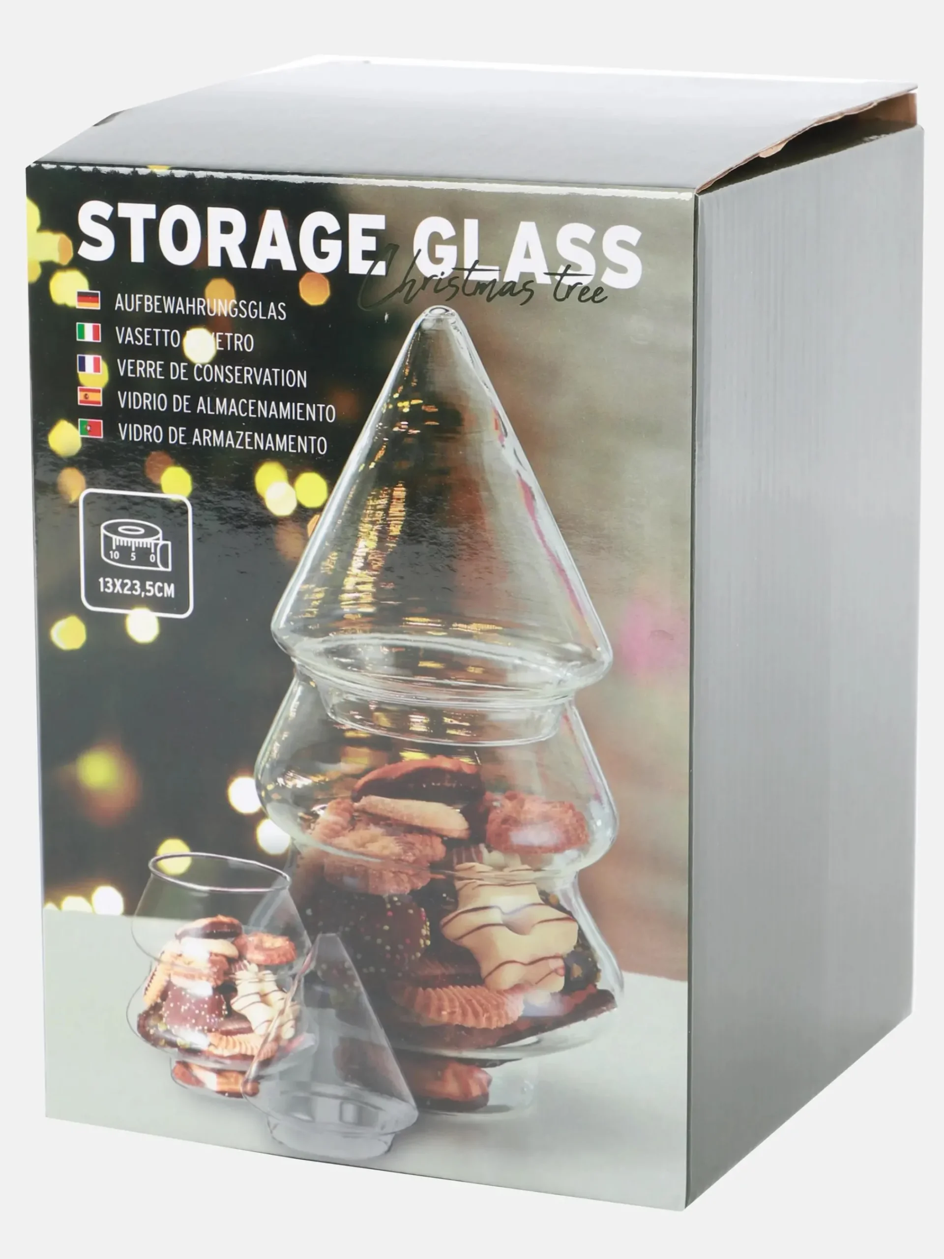 Dream House Aufbewahrungsglas Tanne, 13x23,5cm