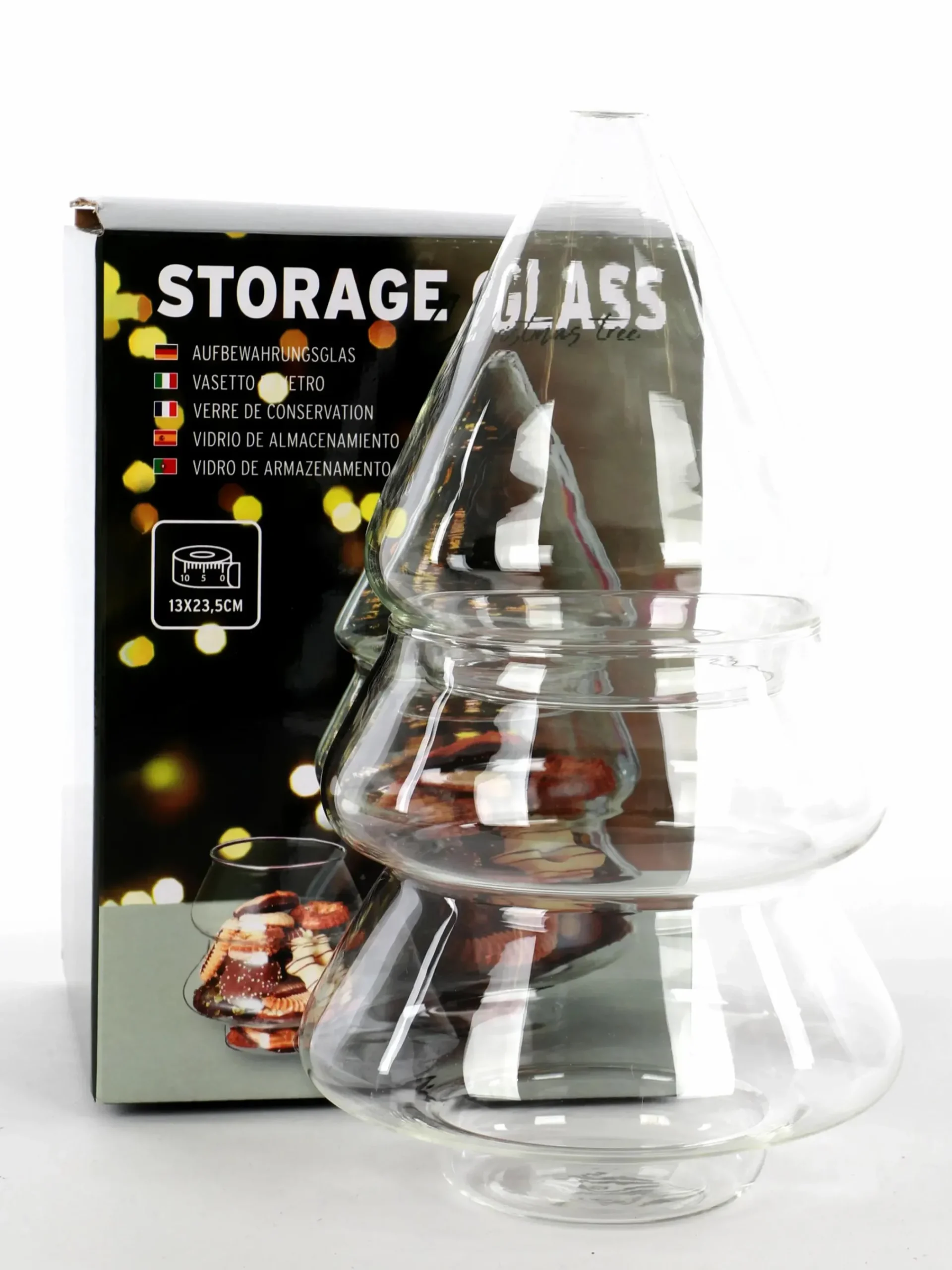 Dream House Aufbewahrungsglas Tanne, 13x23,5cm