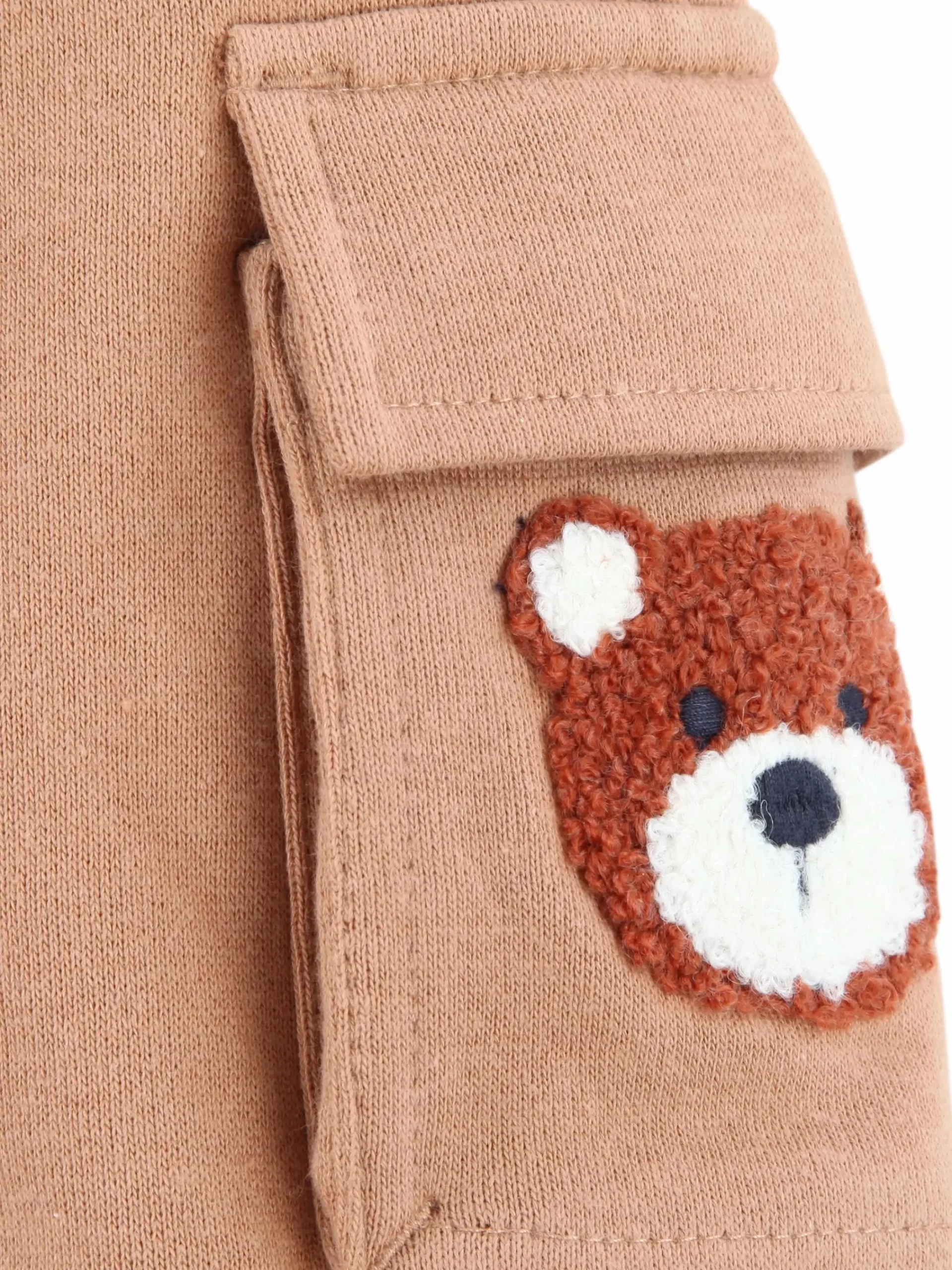 Kinder Bubble Gum Baby Jungen Hose mit Bären-Applikation