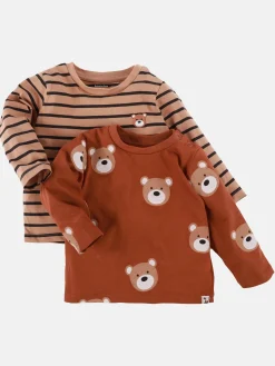 Kinder Bubble Gum Baby Jungen Longsleeves im 2er Pack