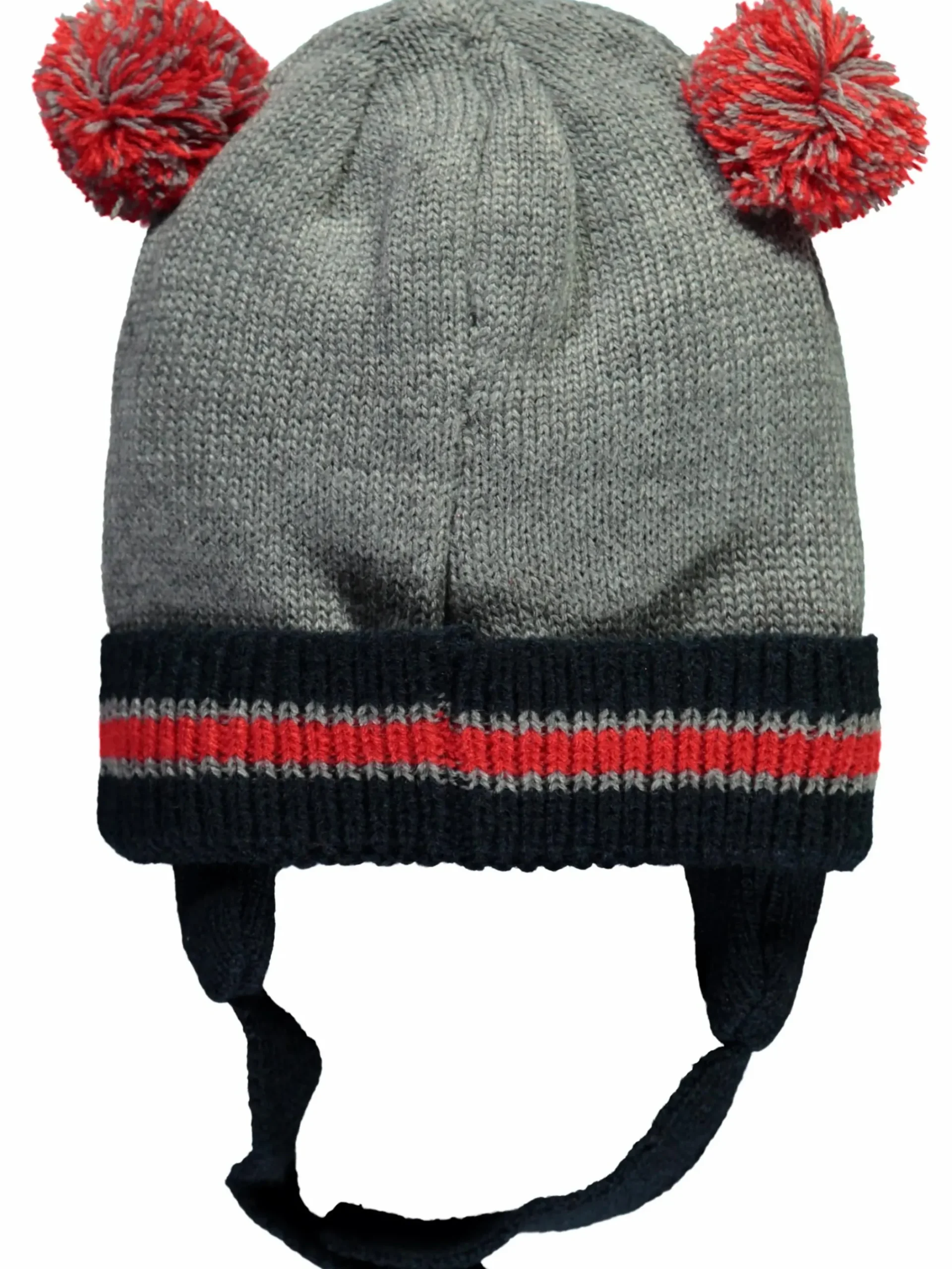 Kinder Bubble Gum Baby Jungen Mütze mit Pompoms als Öhrchen