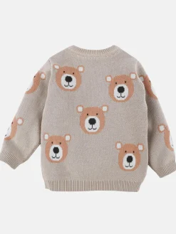 Kinder Bubble Gum Baby Jungen Pullover mit Teddymotiv