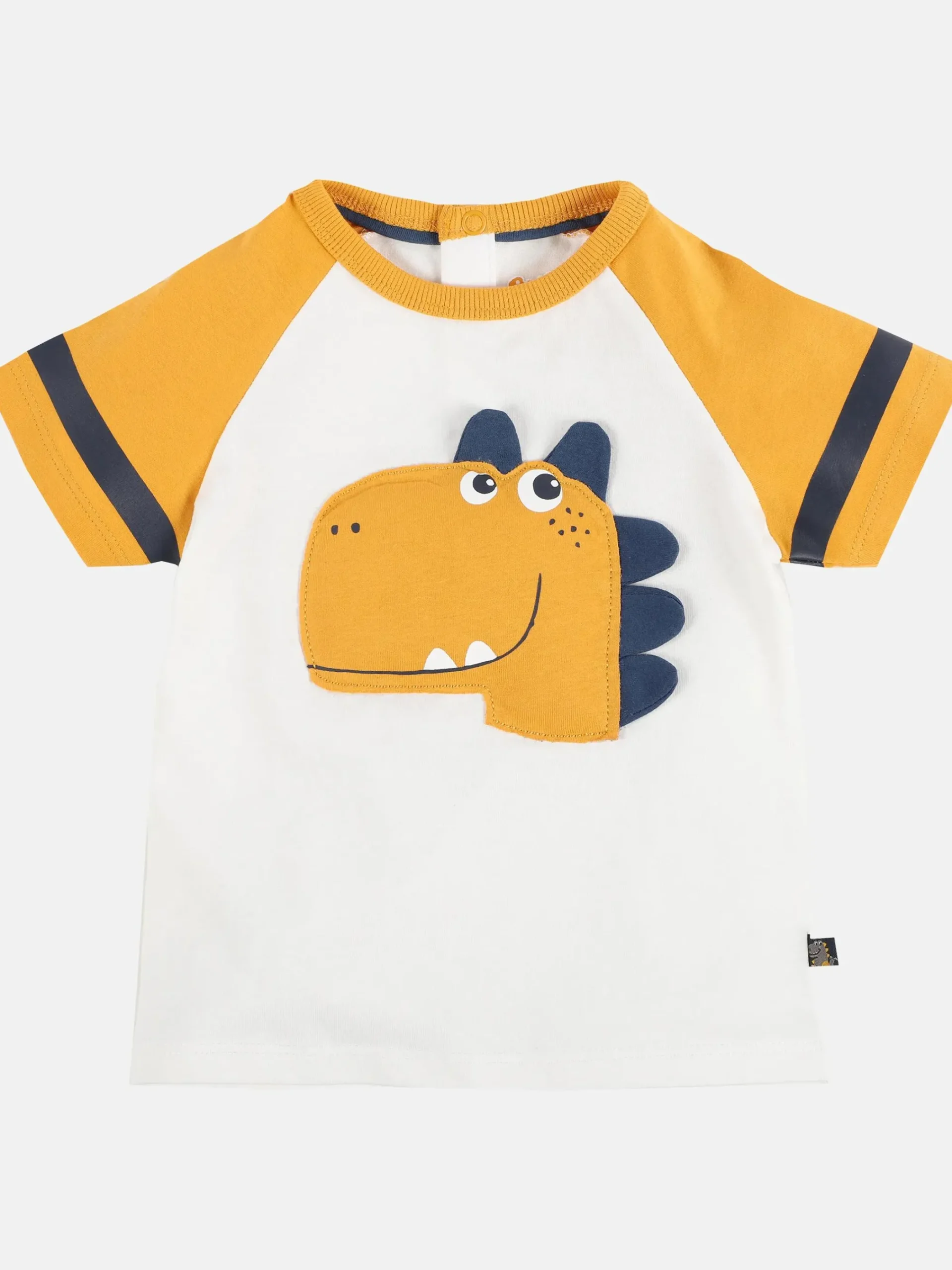Kinder Bubble Gum Baby Jungen Shirt mit Dino-Appliaktion