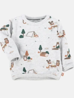 Kinder Bubble Gum Baby Jungen Sweatshirt mit Alloverprint