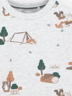 Kinder Bubble Gum Baby Jungen Sweatshirt mit Alloverprint