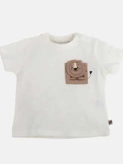 Kinder Bubble Gum Baby Jungen T-Shirt mit Löwenpatch