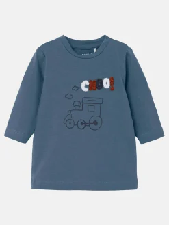 Kinder name it Baby Langarmshirt mit Print