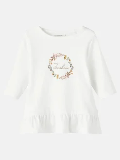 Kinder name it Baby Langarmshirt mit Voilant