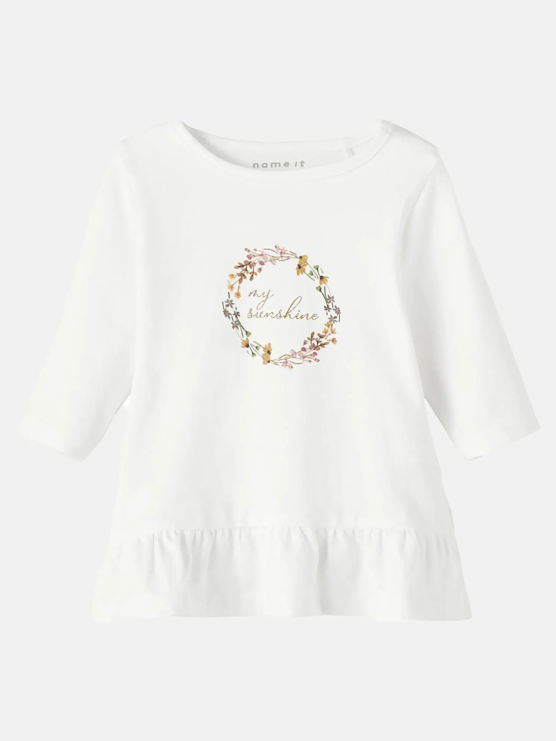 Kinder name it Baby Langarmshirt mit Voilant