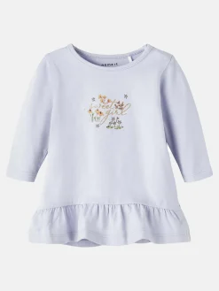 Kinder name it Baby Langarmshirt mit Voilant