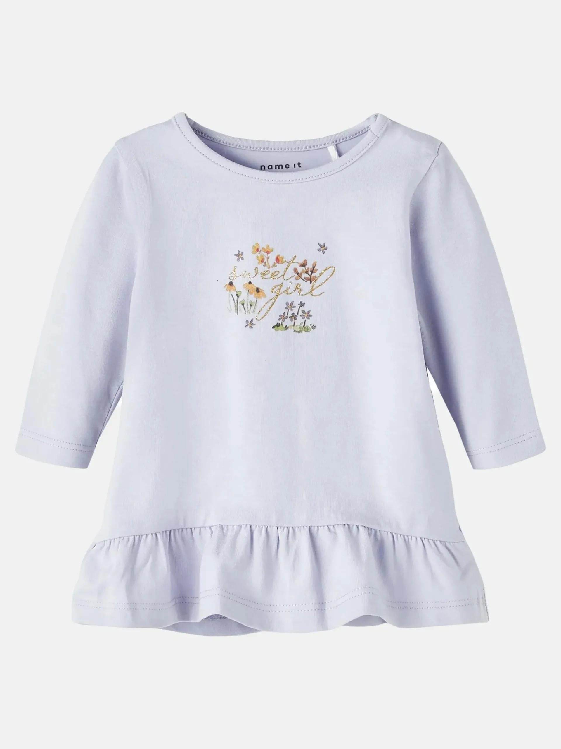 Kinder name it Baby Langarmshirt mit Voilant