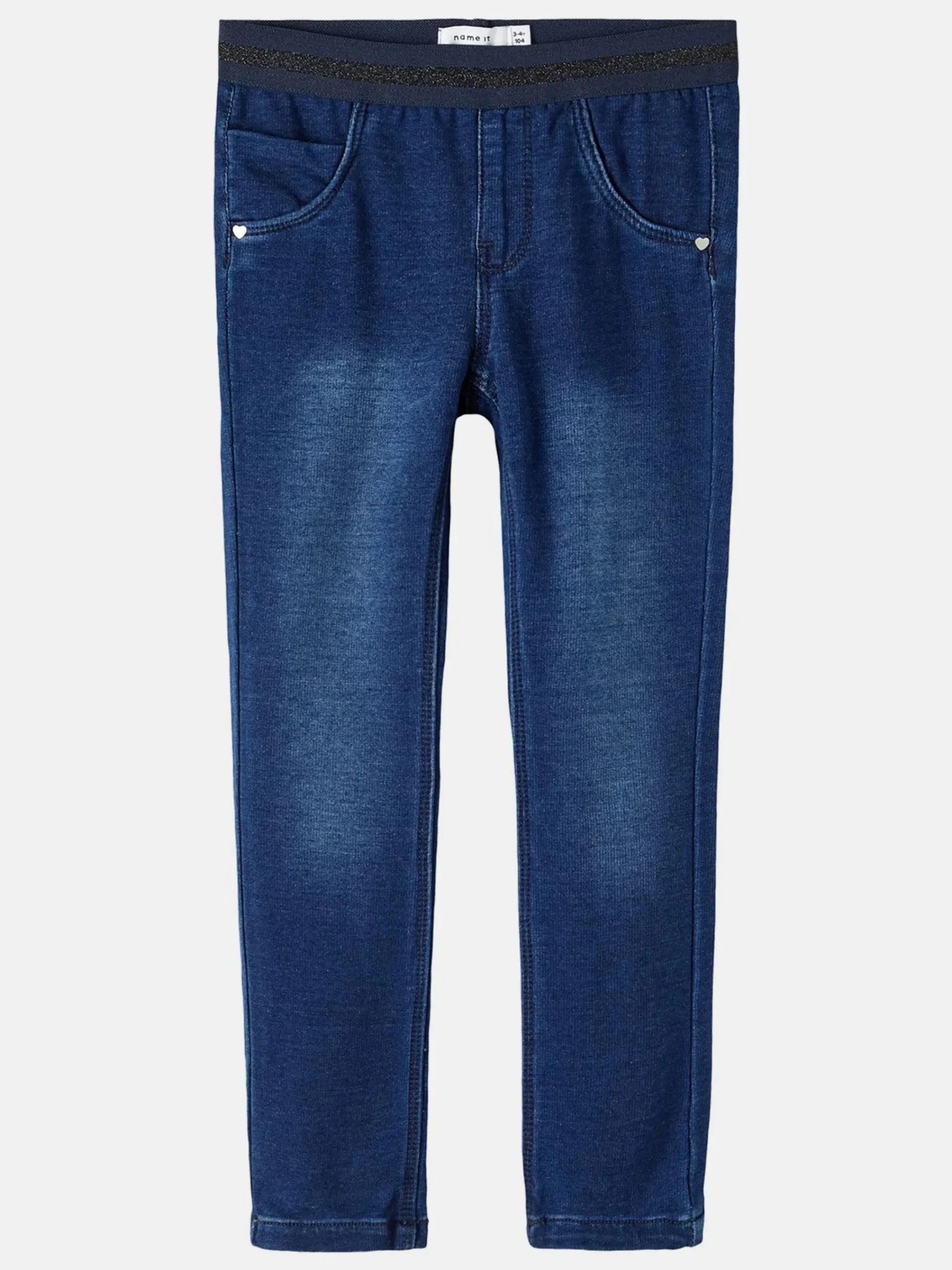 Kinder name it Baby Leggings mit Glitzerbund