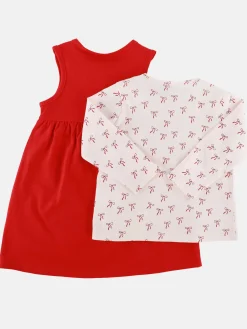 Kinder Bubble Gum Baby Mädchen 2er Set bestehend aus Shirt und Trägerrock