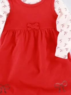 Kinder Bubble Gum Baby Mädchen 2er Set bestehend aus Shirt und Trägerrock