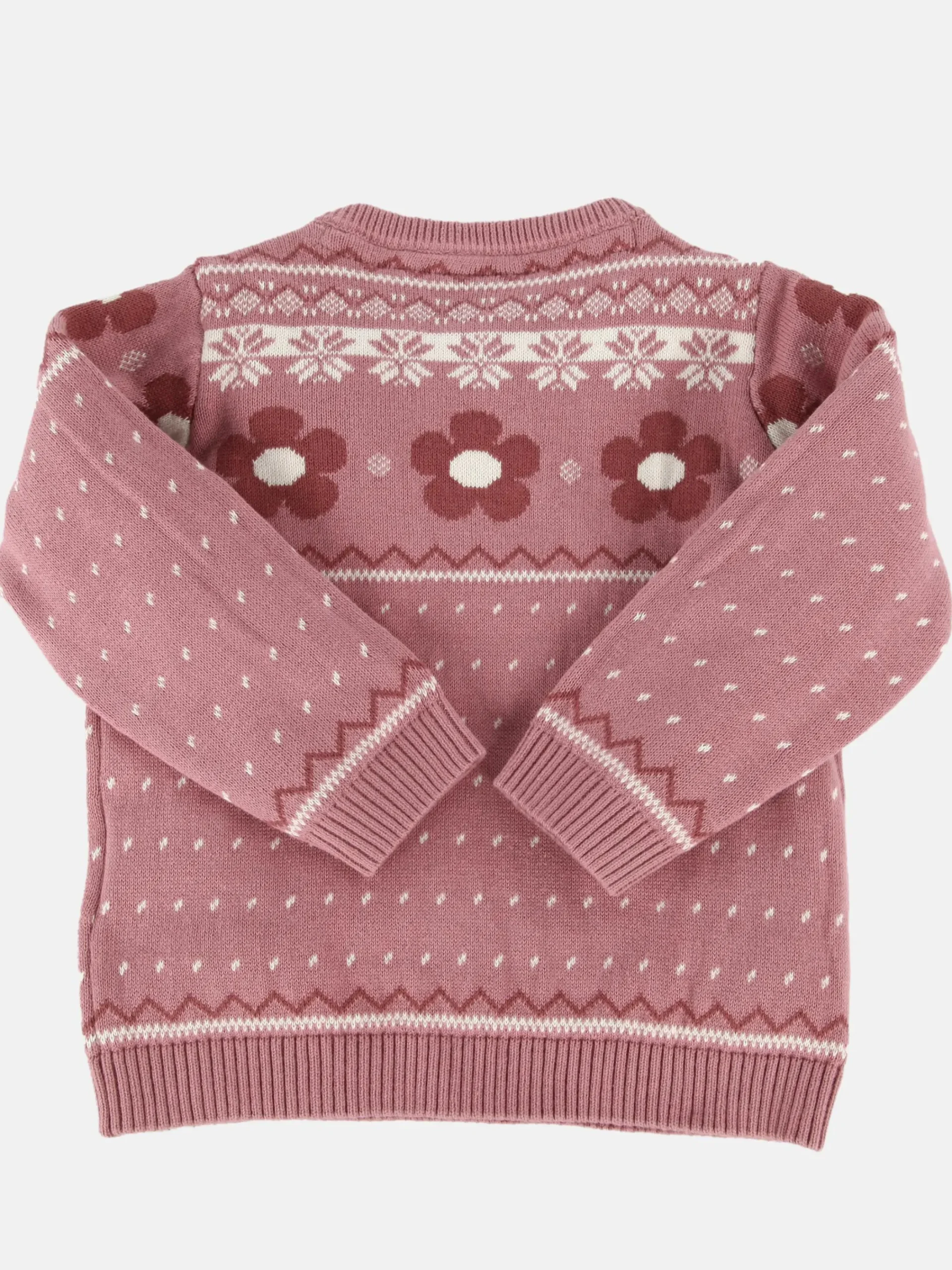 Kinder Bubble Gum Baby Mädchen Jacquardpullover mit Musterprint