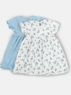 Kinder Bubble Gum Baby Mädchen Kleid im Doppelpack