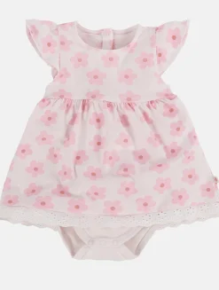 Kinder Bubble Gum Baby Mädchen Kleid mit Alloverprint