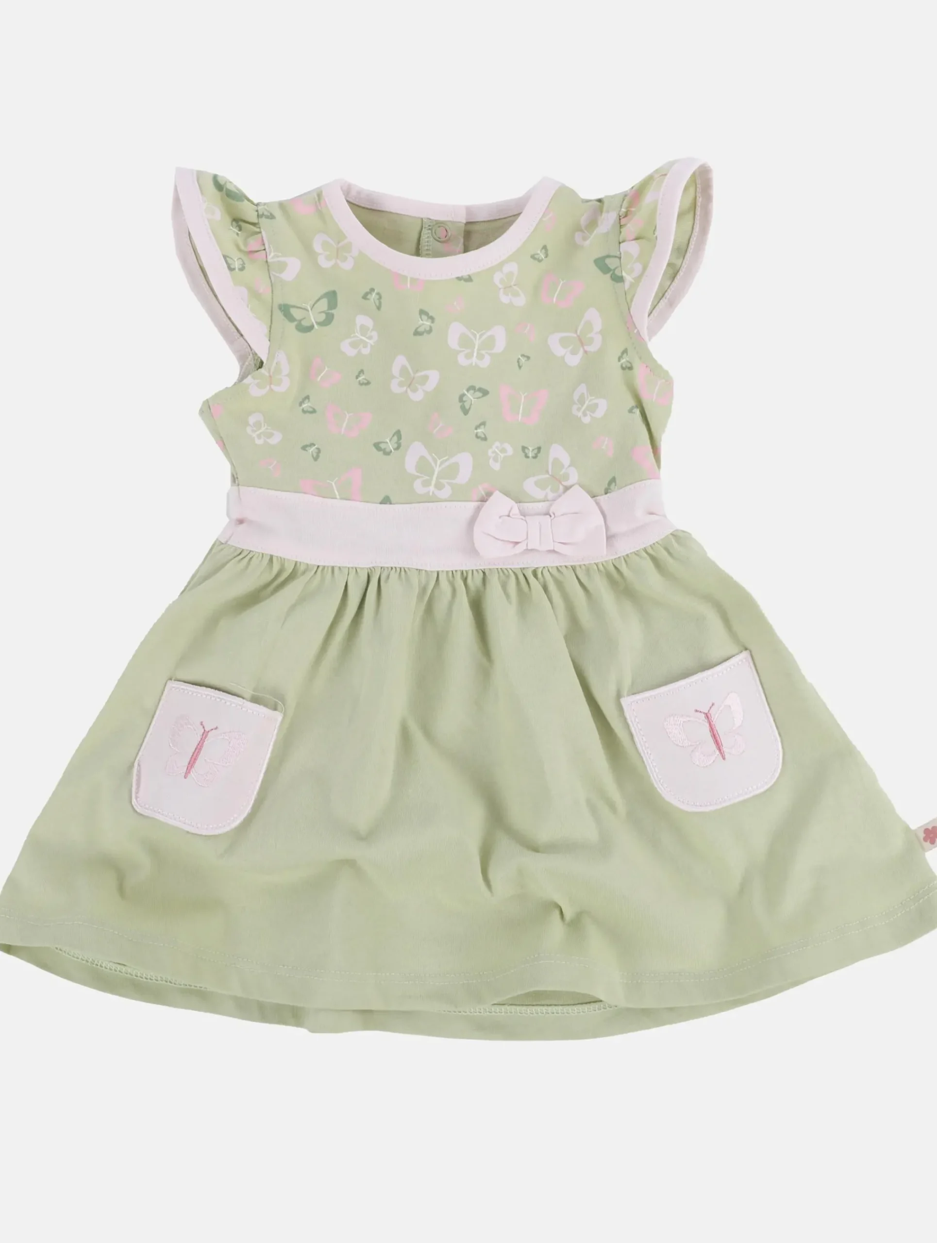 Kinder Bubble Gum Baby Mädchen Kleid mit Alloverprint