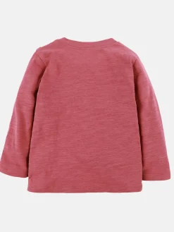 Kinder Bubble Gum Baby Mädchen Langarmshirt mit Teddy-Tasche