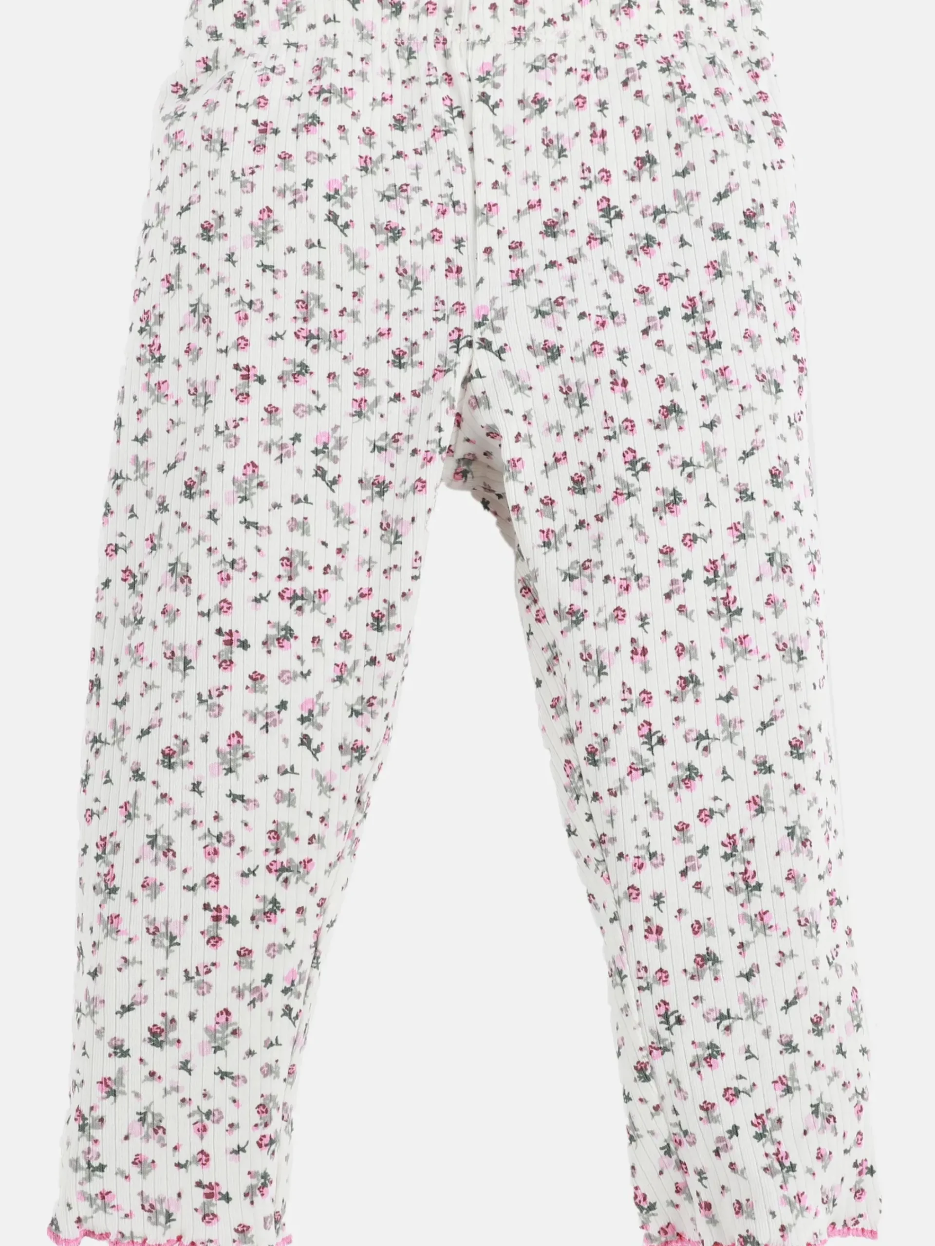 Kinder Bubble Gum Baby Mädchen Ripp Legings mit Alloverprint