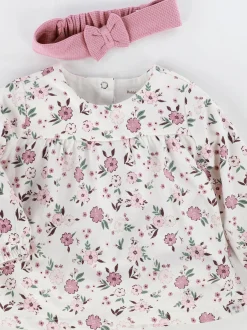 Kinder Bubble Gum Baby Mädchen Set, 3tlg., best. aus Tunika, Leggings und Stirnband