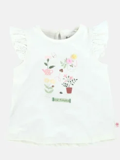 Kinder Bubble Gum Baby Mädchen Shirt mit Blumenprint