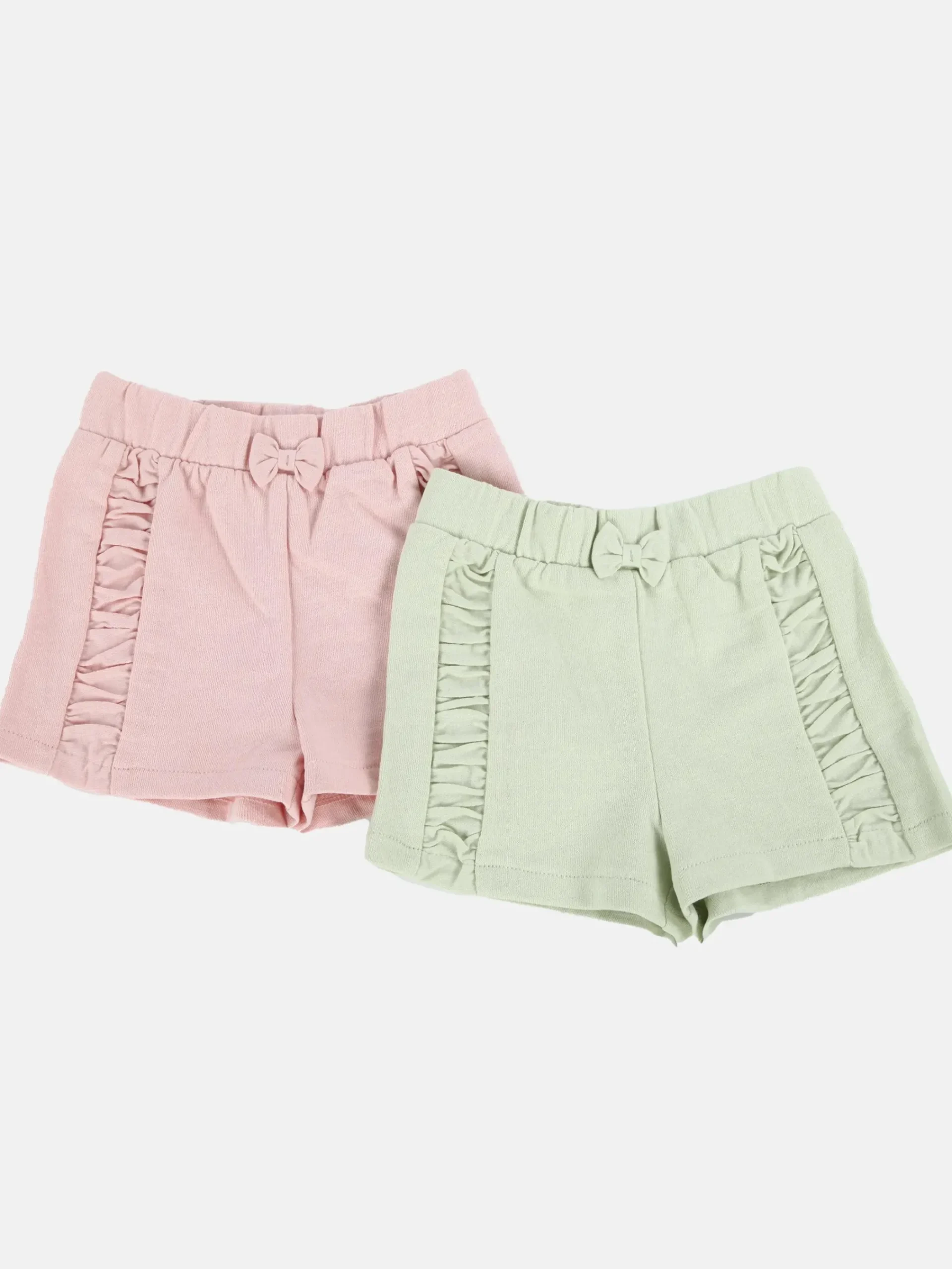Kinder Bubble Gum Baby Mädchen Shorts im Doppelpack