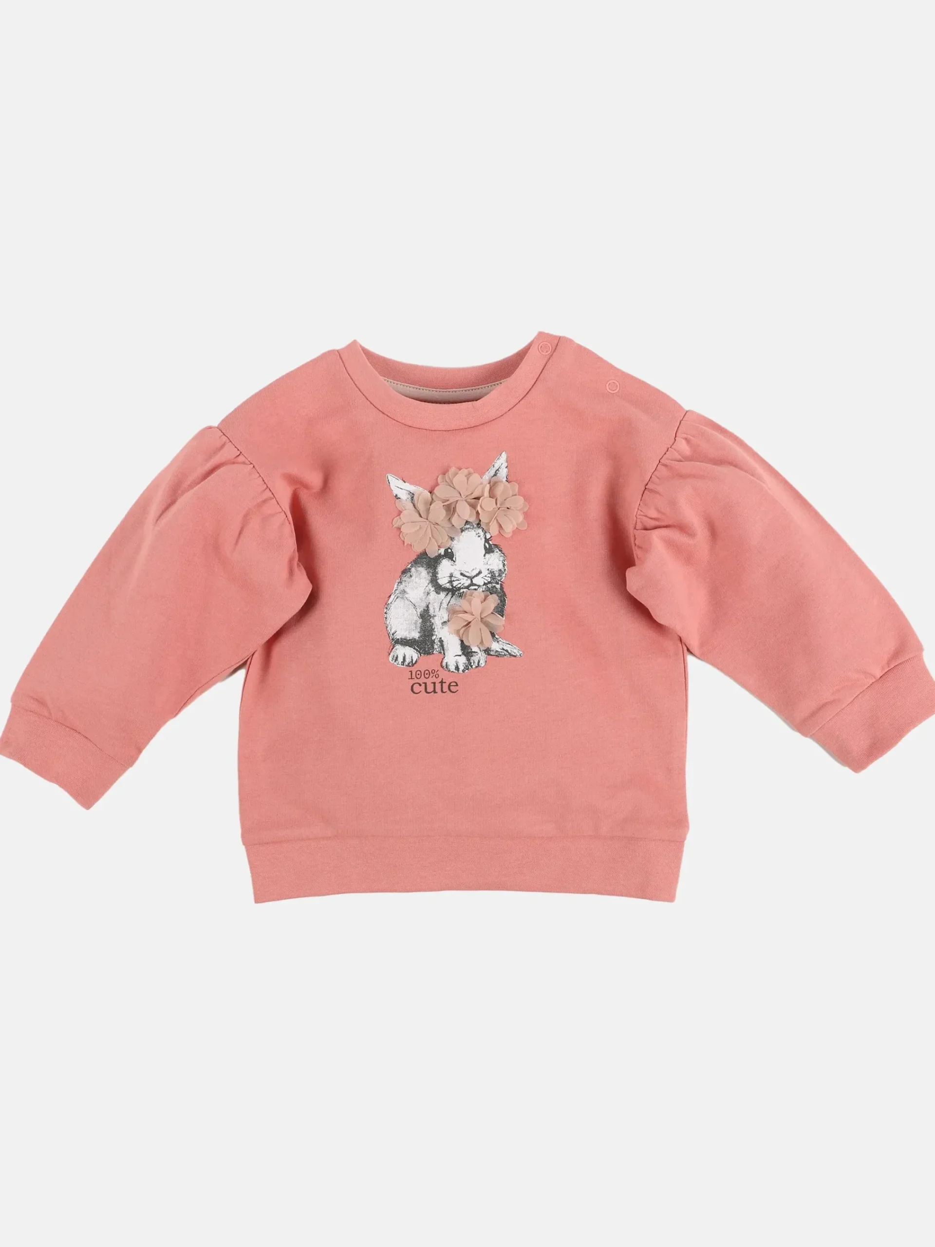 Kinder Bubble Gum Baby Mädchen Sweatshirt mit Hasendruck