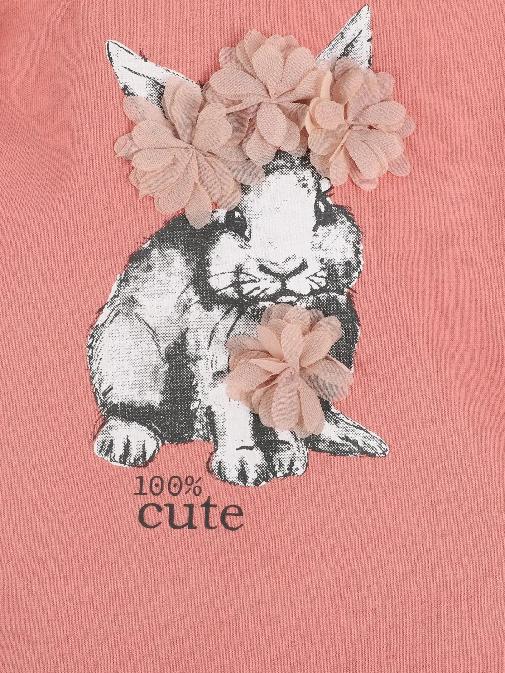 Kinder Bubble Gum Baby Mädchen Sweatshirt mit Hasendruck