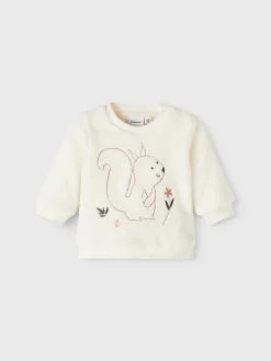 Kinder name it Baby Pullover aus Teddystoff