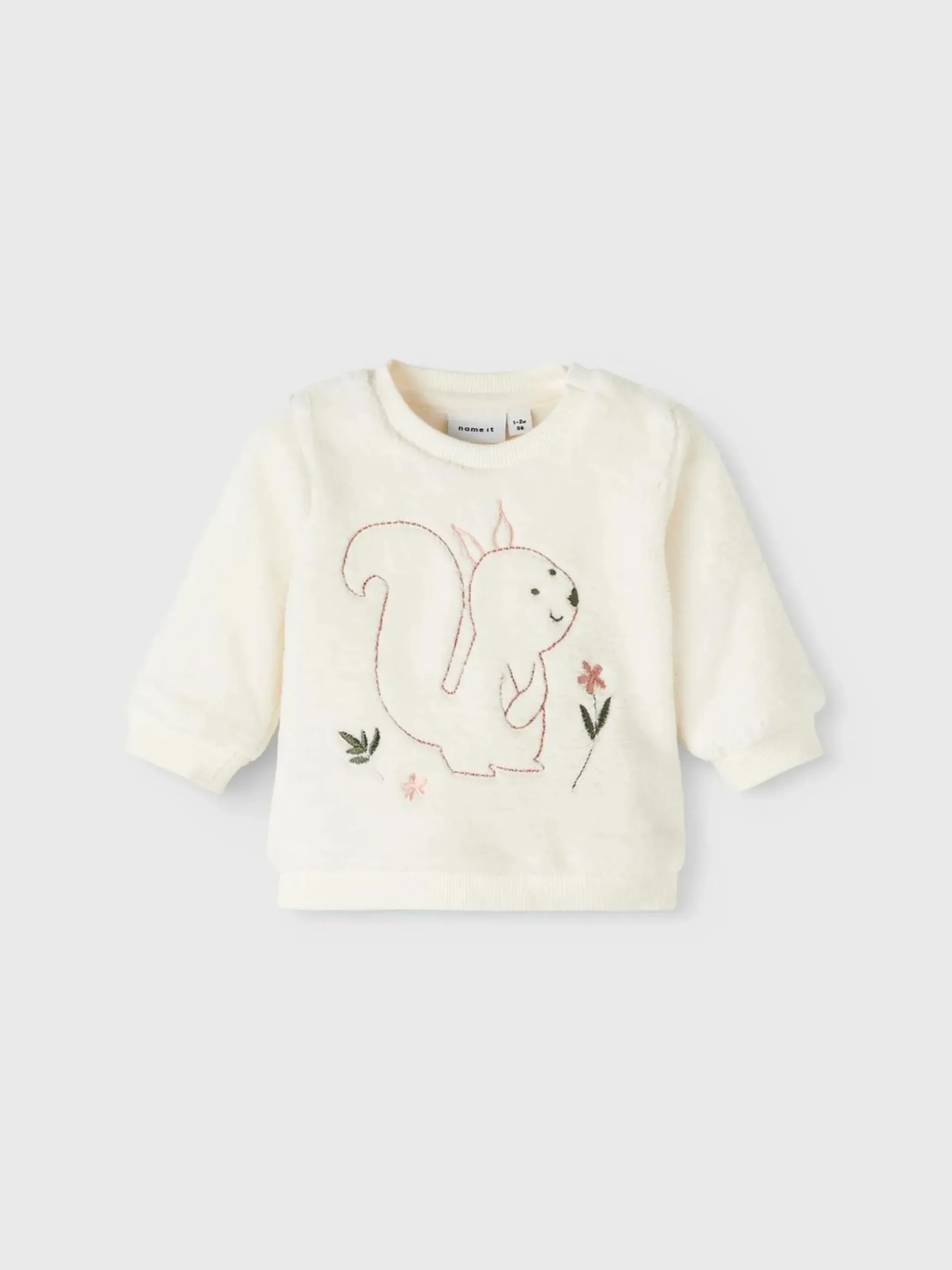 Kinder name it Baby Pullover aus Teddystoff