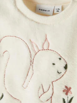 Kinder name it Baby Pullover aus Teddystoff