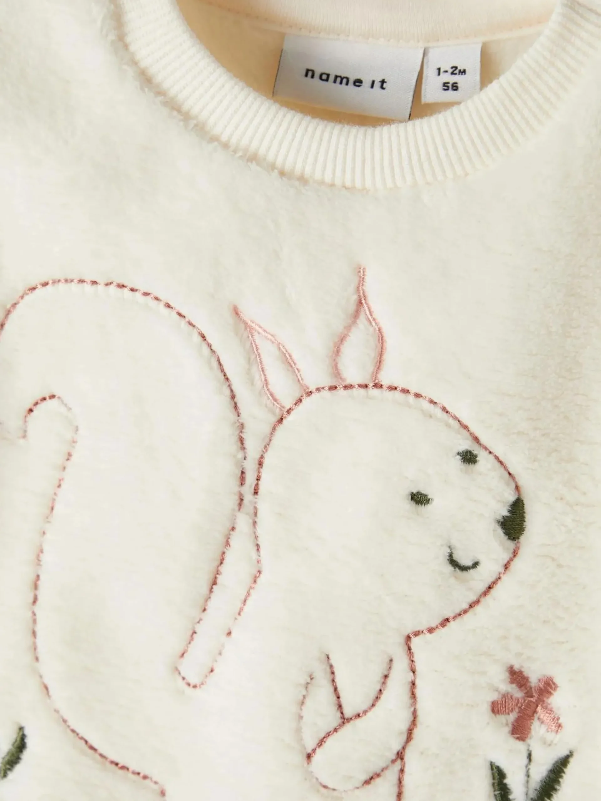 Kinder name it Baby Pullover aus Teddystoff