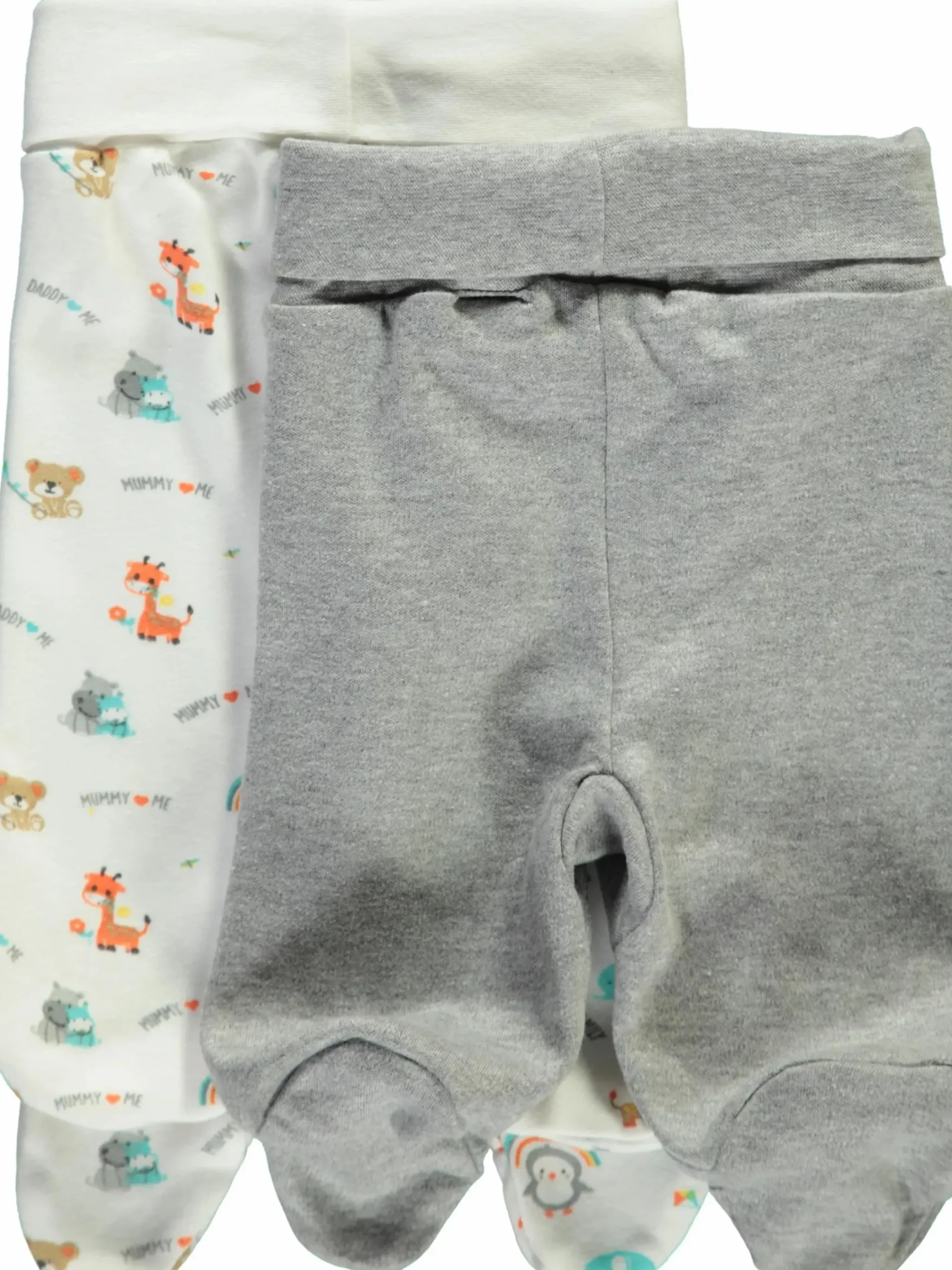 Kinder Lilly&Fynn Baby Schlupfhose mit Fuß im 2er Pack