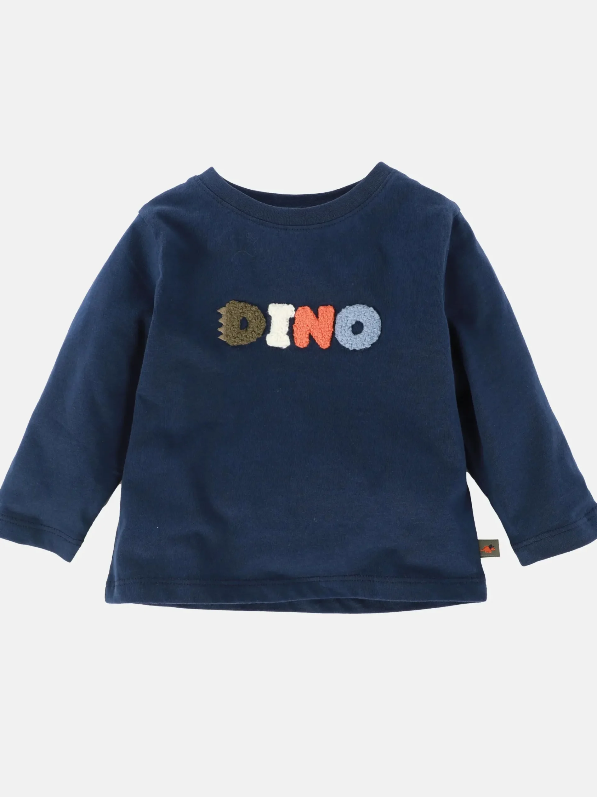 Kinder Bubble Gum Baby Sweatshirt mit Dino-Flockschriftzug