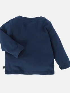 Kinder Bubble Gum Baby Sweatshirt mit Dino-Flockschriftzug