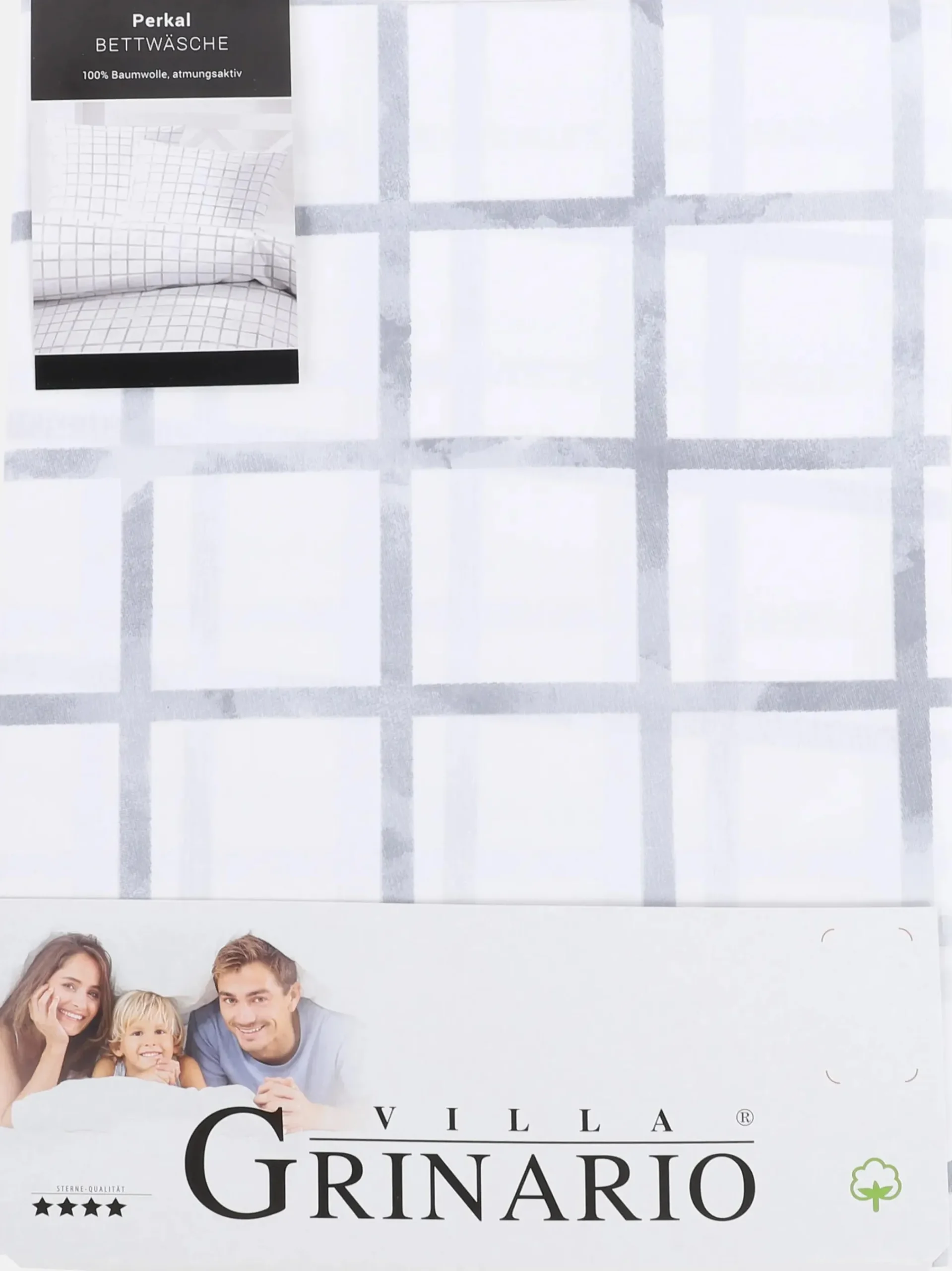 Villa Grinario Bettwäsche mit Muster 135x200cm