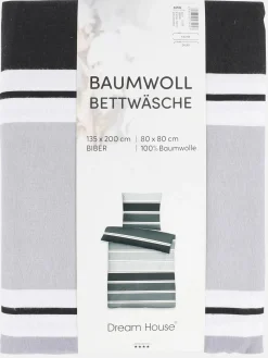 Dream House Biber Bettwäsche, 135x200cm