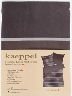 Kaeppel I Biberbettwäsche im Streifendessin 155x220cm