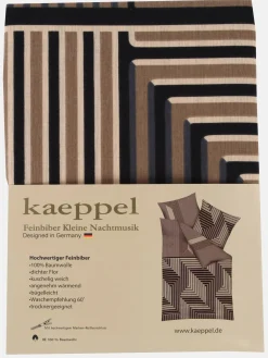 Kaeppel I Biberbettwäsche mit abstraktem Motiv 135x200cm