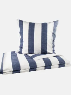 Kaeppel I Biberbettwäsche mit Streifen 155x220cm