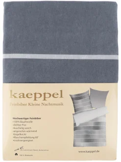 Kaeppel I Biberbettwäsche mit Streifen, 155x220cm