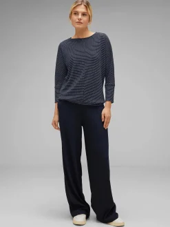 Damen Street One Damen Stickpullover zweifarbig