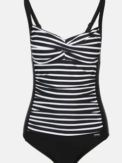 Damen Grinario Sports Damen Badeanzug mit Streifen