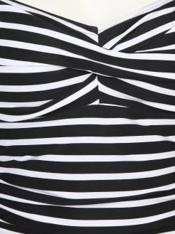 Damen Grinario Sports Damen Badeanzug mit Streifen