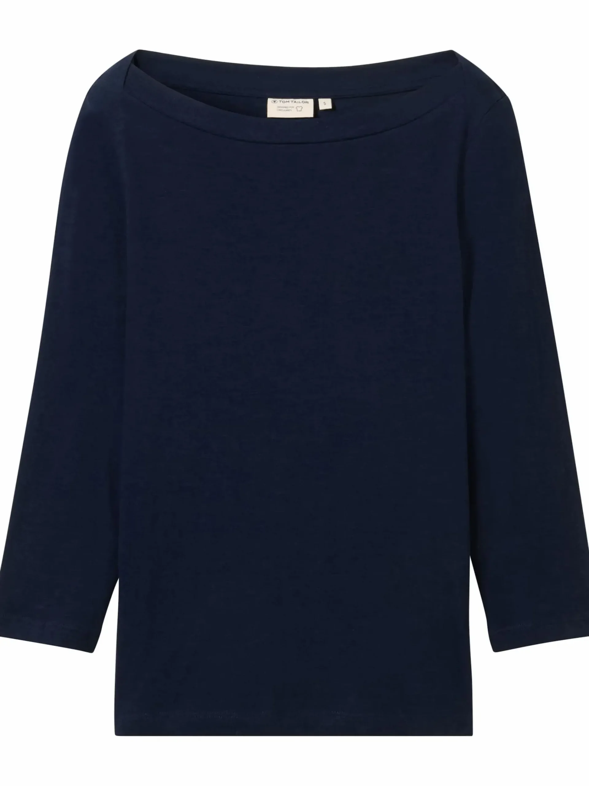 Damen Tom Tailor Damen Basic Shirt mit 3/4 Arm