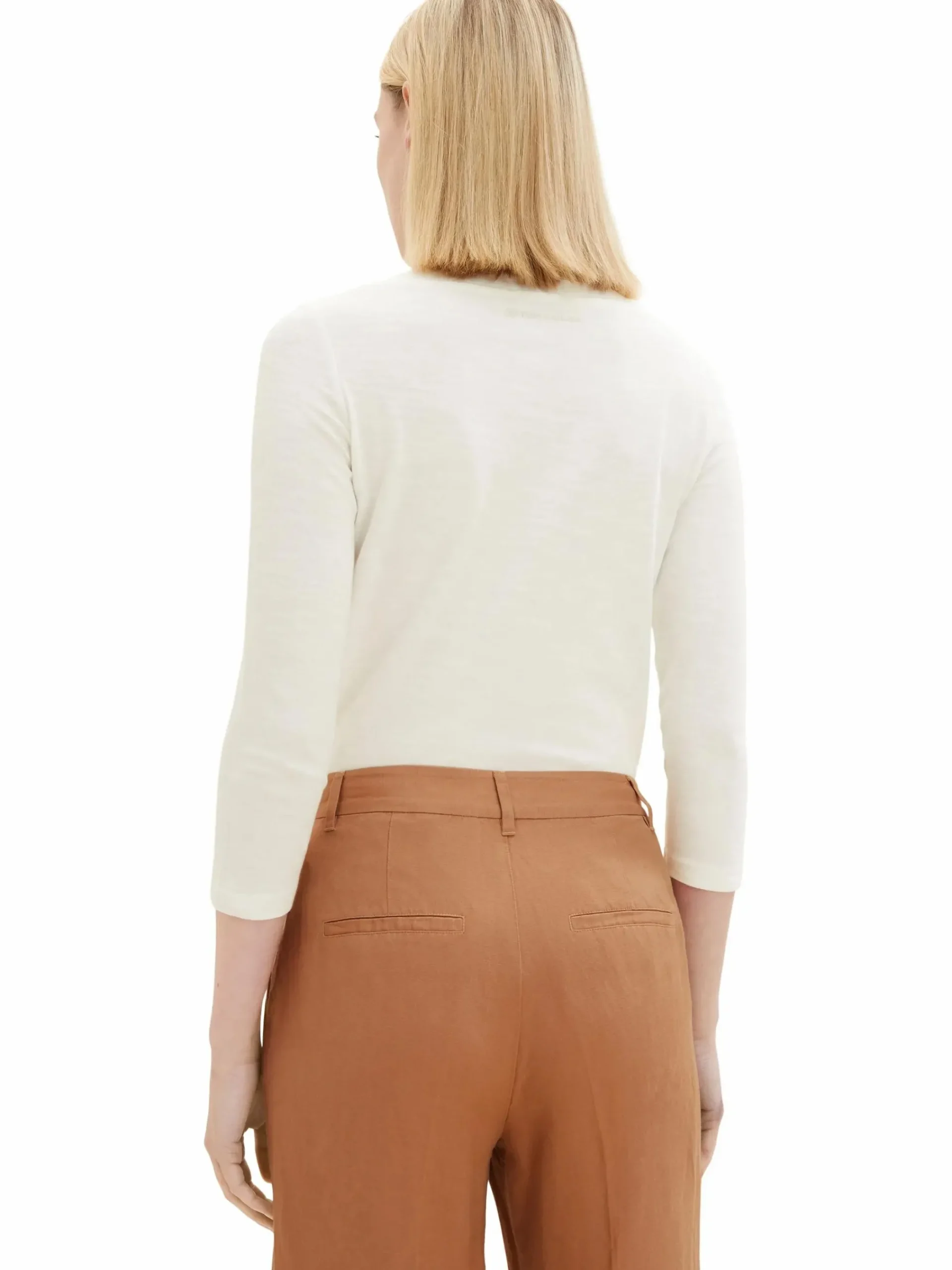 Damen Tom Tailor Damen Basic Shirt mit 3/4 Arm