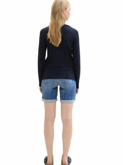 Damen Tom Tailor Damen Bermudajeans Alexa