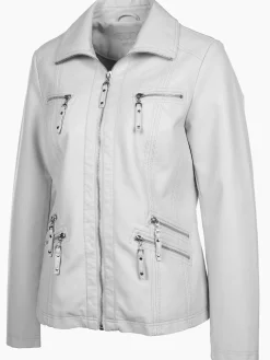 Damen Sure Damen Bikerjacke in Kunstleder