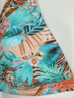 Damen Grinario Sports Damen Bikini Oberteil mit Print